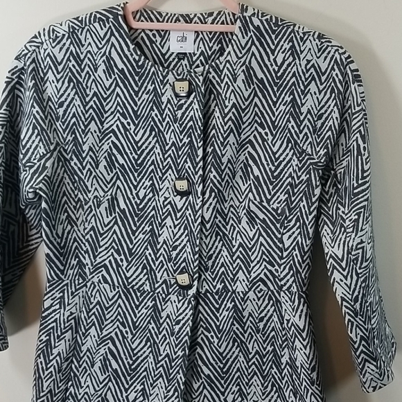 CABI 3034 Zig Zag Ponte knit jacket XS - Picture 4 of 10